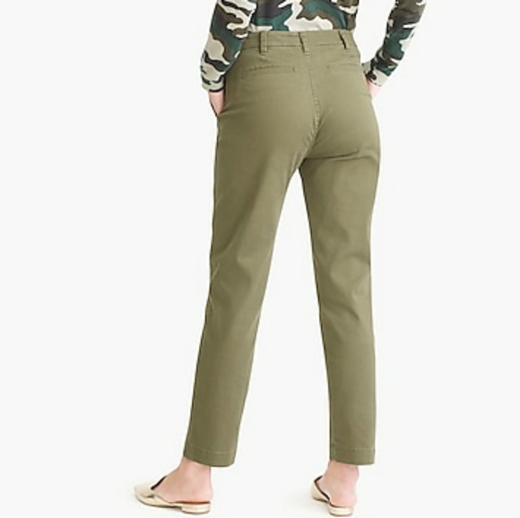 J.Crew High-Rise Girlfriend Chino Pants, Size 4 - Picture 2 of 8